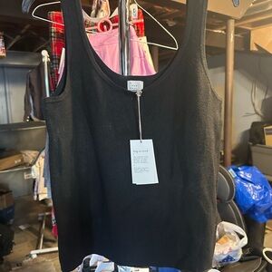 a new day Black Tank Top